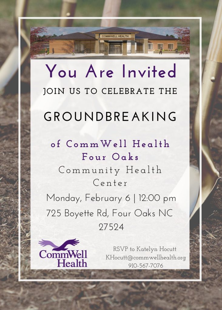 Groundbreaking Ceremony CommWell Health Four Oaks